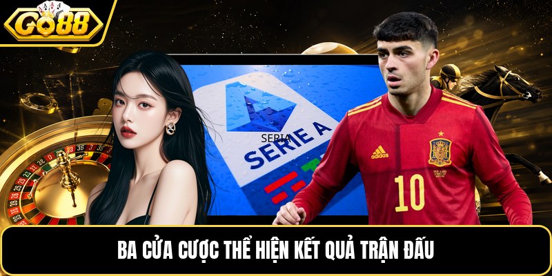 Ba cửa cược thể hiện kết quả trận đấu Ba cửa cược thể hiện kết quả trận đấu