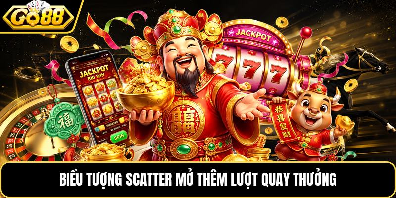 Biểu tượng Scatter mở thêm lượt quay thưởng Biểu tượng Scatter mở thêm lượt quay thưởng