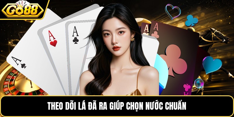 Theo dõi lá đã ra giúp chọn nước chuẩn