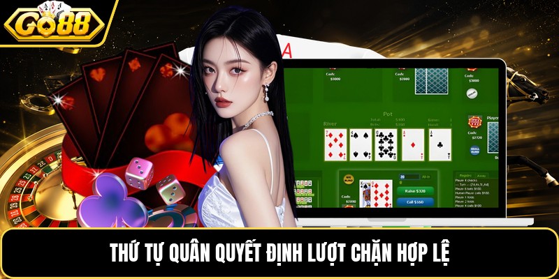 Thứ tự quân quyết định lượt chặn hợp lệ